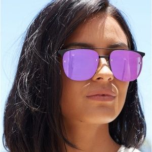 Quay Australia Private Eyes Purple Sunglasses